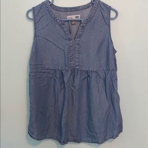 Old Navy Maternity Chambray Shirt